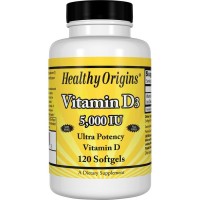 Vitamina D3 5000UI (120 softgels) - Healthy Origins