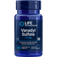 Vanadyl Sulfate, 7.5 mg, 100 vegetarian tablets