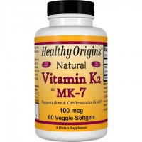 Vitamina K2 Mk7 100mcg (60 caps) - Healthy Origins