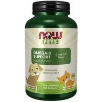 Omega-3 Support (180 softgels) - NOW Pets